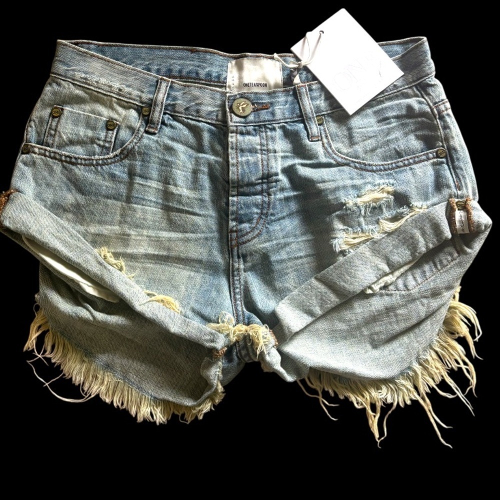 One Teaspoon Bandit Butterflies Vintage Wash NWT